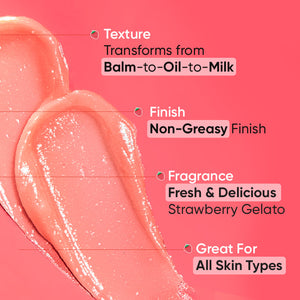 Strawberry Dew Cleansing Balm for Dewy Skin