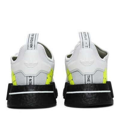 adidas NMD R1 White Team Solar Yellow