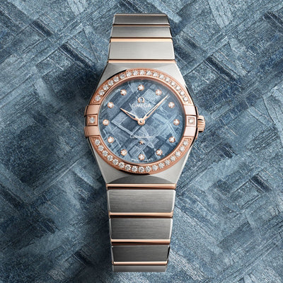 Omega Constellation Blue Dial Women 28mm