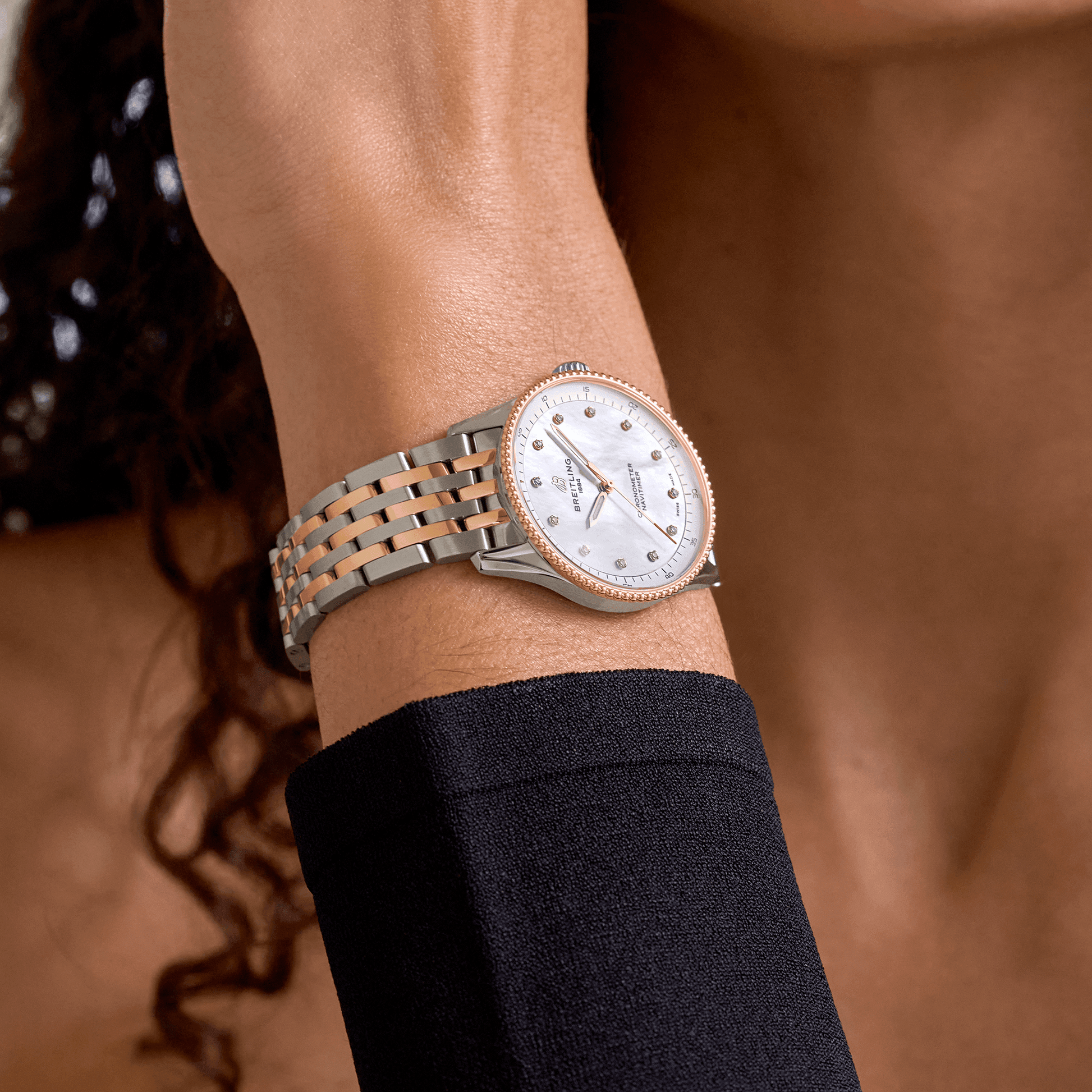 Breitling Navitimer Off White Dial Women 32mm