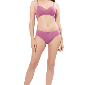 Cotton Casuals Padded Non-Wired Solid T-Shirt Bra - Malaga