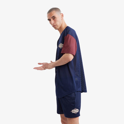 Reebok | SPORTING GOODS BASEBALL JERSEY  { VECTOR NAVY