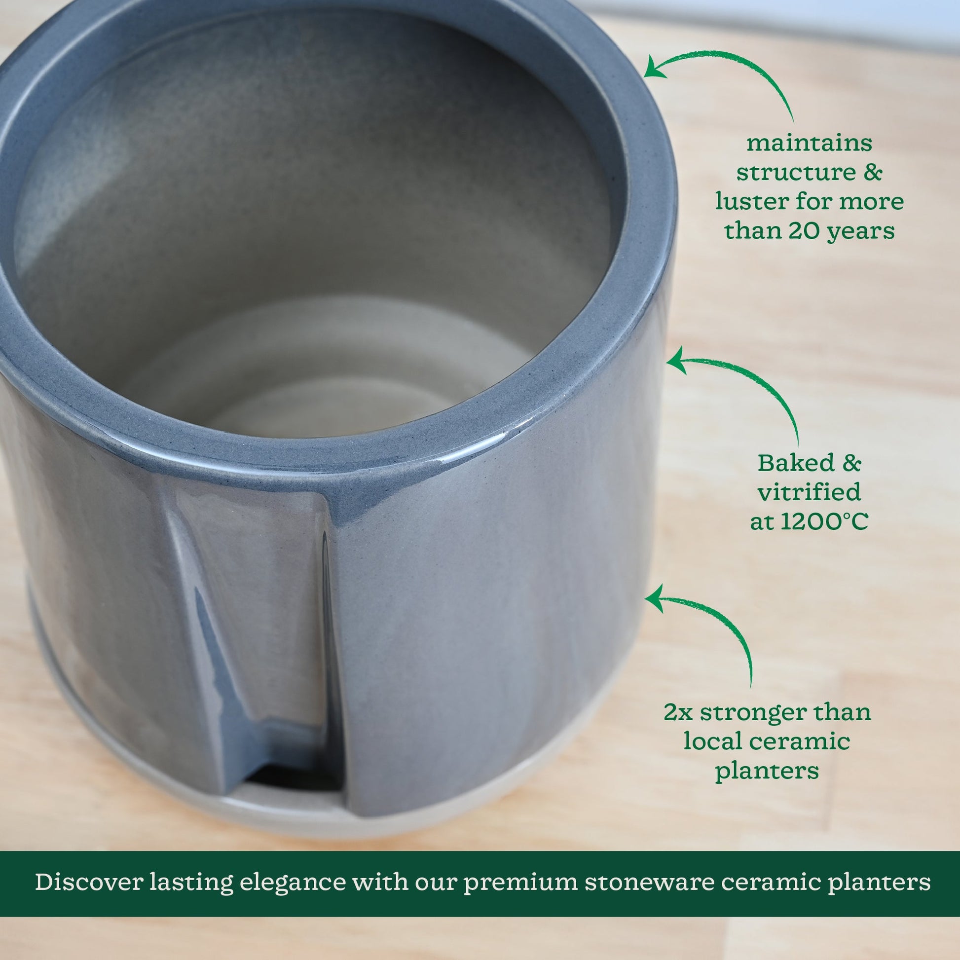 Moonlight Drama Ceramic Planter