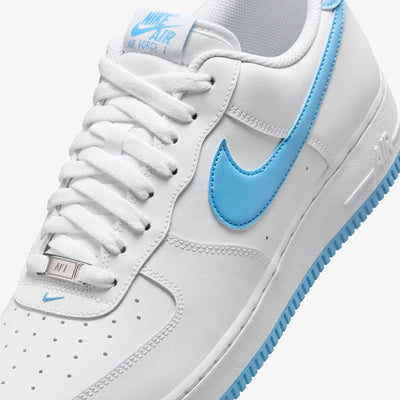 Nike | AIR FORCE 1 '07 { WHITE/AQUARIUS BLUE-WHITE