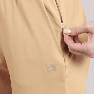 Energize Flexi Track Pants - Irish Cream