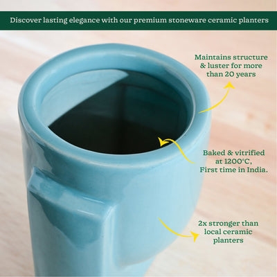 Cats are Gods Ceramic Planter