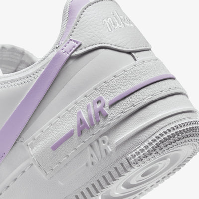 NIKE | AIR FORCE 1 SHADOW { WHITE/LILAC BLOOM-PHOTON DUST-WHITE