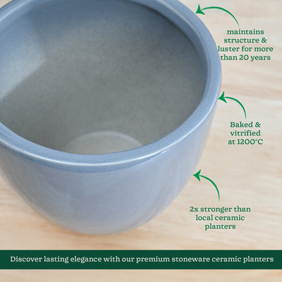 Echoing Eternity Ceramic Planter