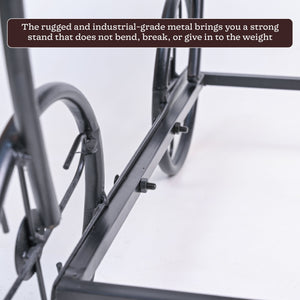 Flora on Wheels 2-Tier Plant Stand