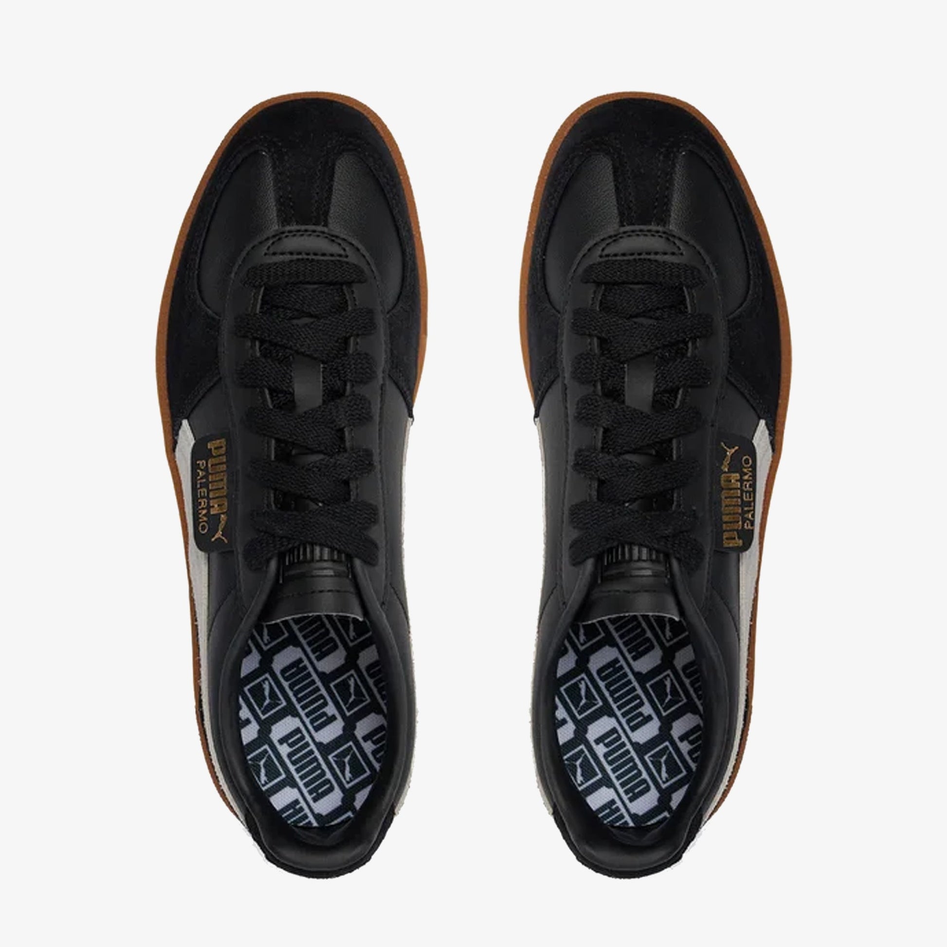 PUMA | PALERMO LEATHER { BLACK/GRAY