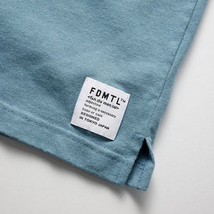 FDMTL | CIRCLE PATCH WIDE TEE  { BLUE