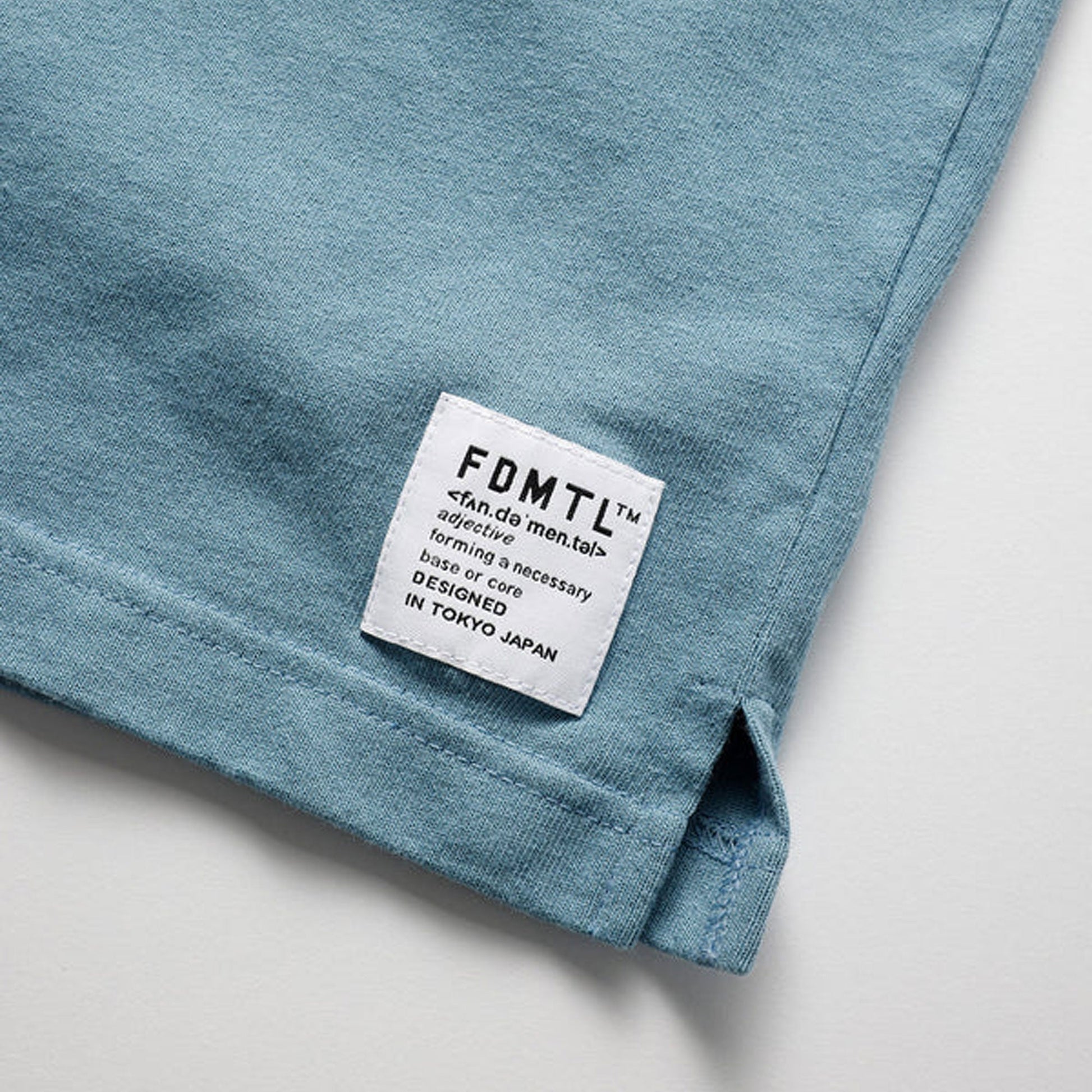 FDMTL | CIRCLE PATCH WIDE TEE  { BLUE