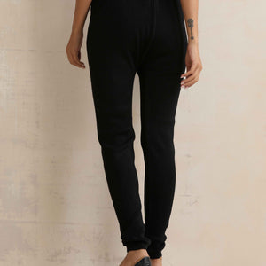 trueBrowns Black Woollen Leggings
