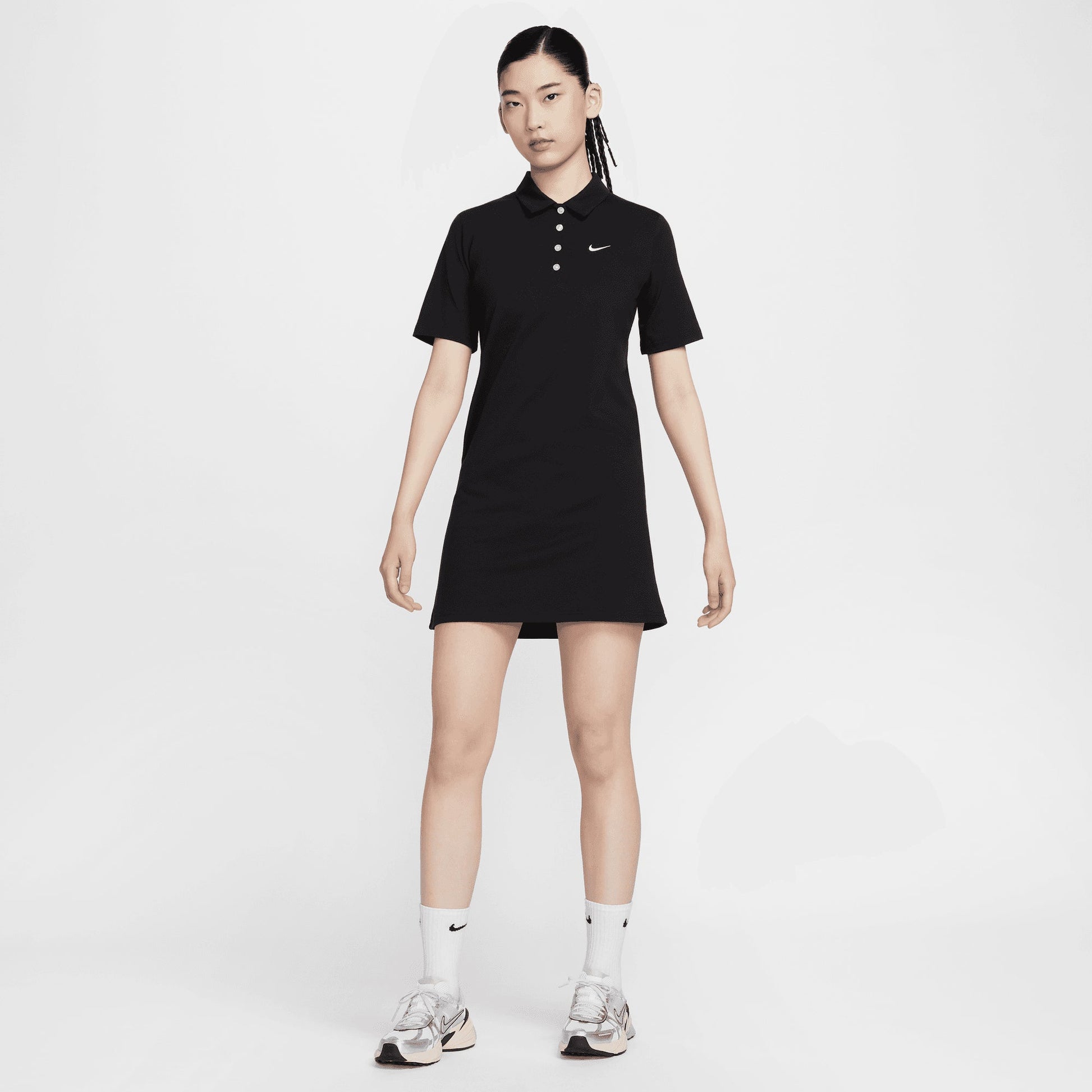 NIKE | SPORTSWEAR DRESS { BLACK/WHITE
