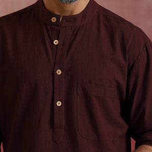 trueBrowns Men's Cola Cotton Co-ord set