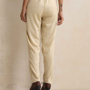 trueBrowns Beige Woollen Pants