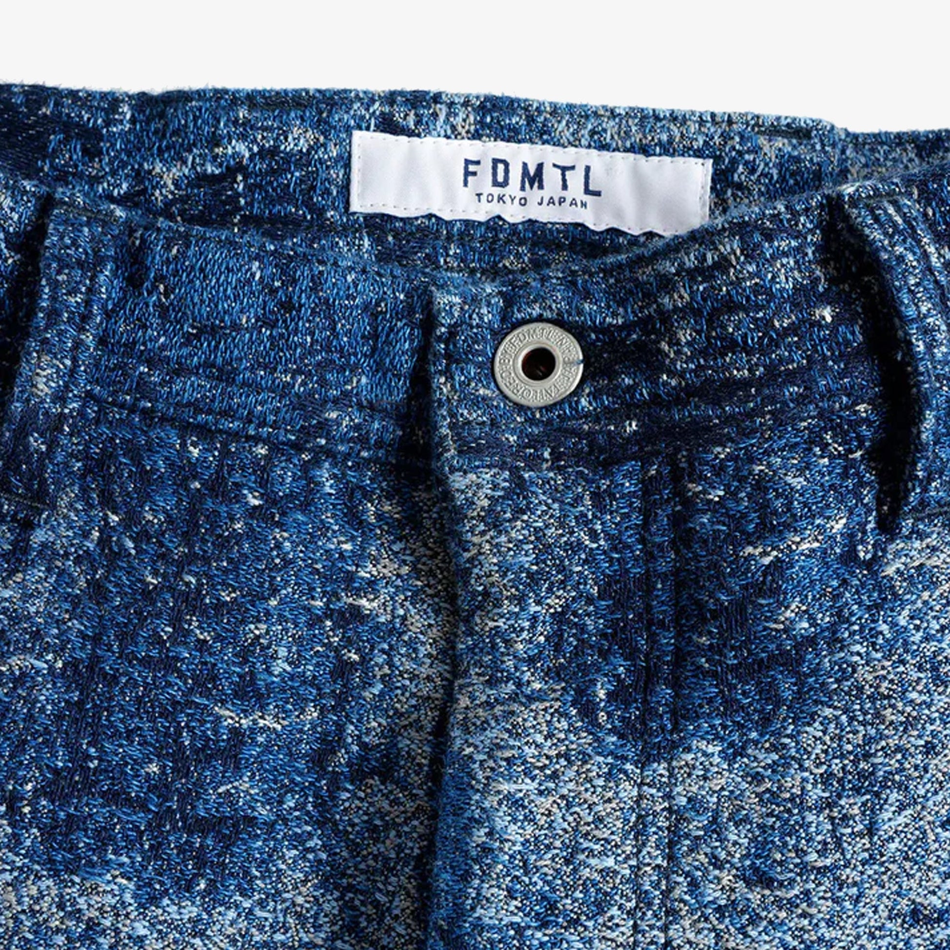FDMTL | JACQUARD BORO PANTS RINSE - BORO { INDIGO
