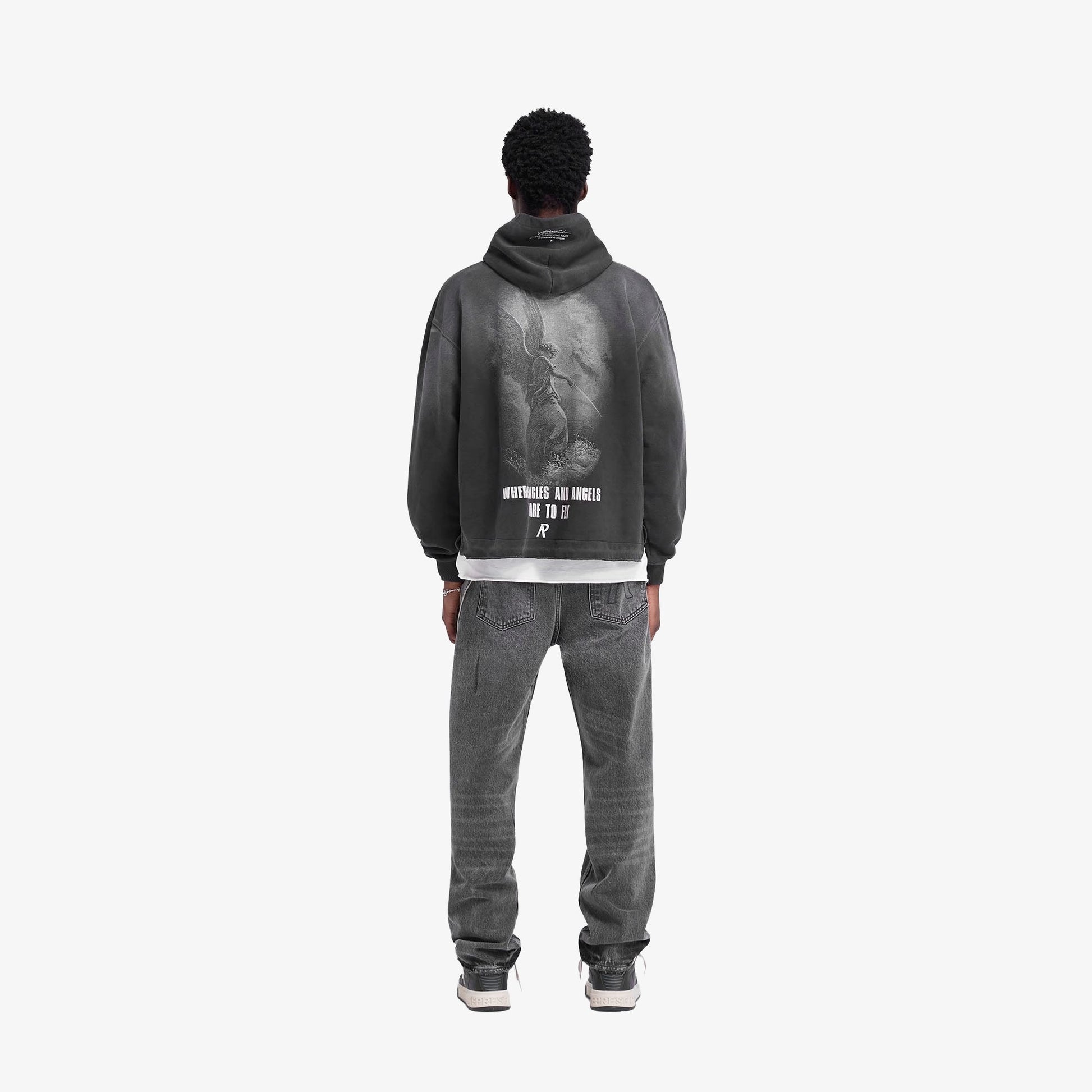 Represent | GODSPEED HOODIE { AGED BLACK