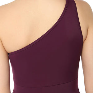 One Shoulder Swim Dress  - Chockeberry