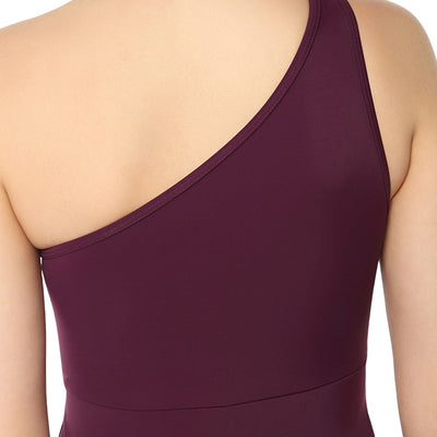 One Shoulder Swim Dress  - Chockeberry