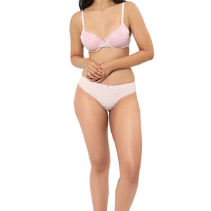 Floral Romance Lightly Padded Wired Full Coverage Bra - Angel W_Bridal R