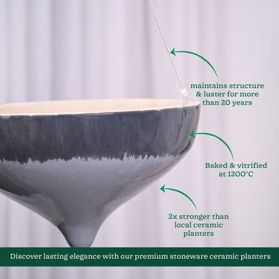 Ceramic Hanging Pot Cosmic Stone