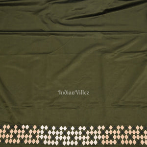 Teal Green Soft Pure Mashru Satin Silk Banarasi Saree