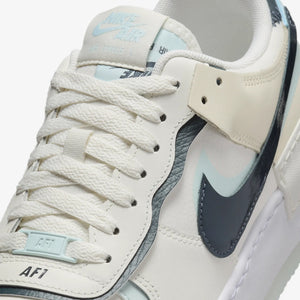 NIKE | AIR FORCE 1 SHADOW { SAIL/ARMORY NAVY-GLACIER BLUE