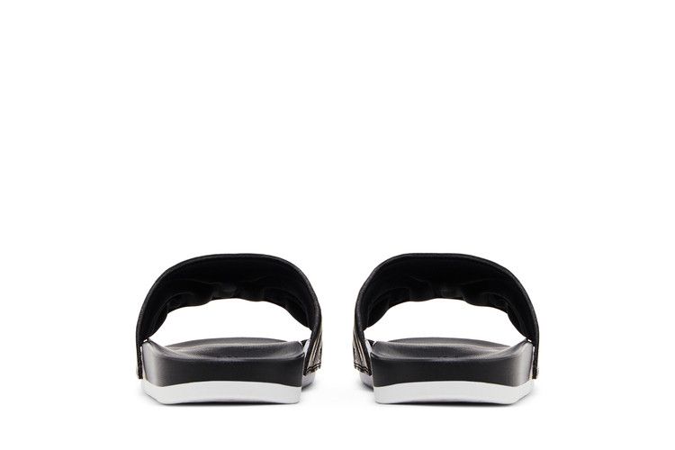 adidas Adilette Comfort Slides Print Core Black Cloud White