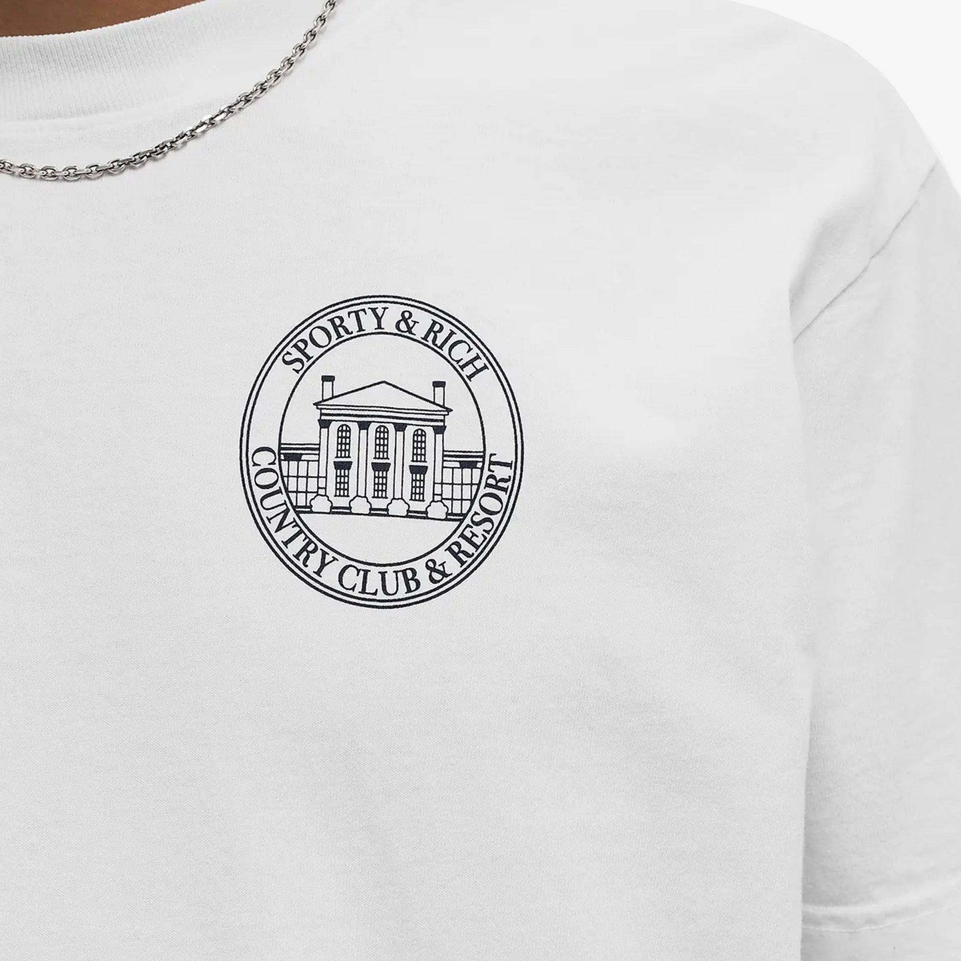 SPORTY & RICH | VENDOME RESORT T-SHIRT { WHITE