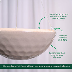 Hanging Ceramic Planters Petrichor Smite