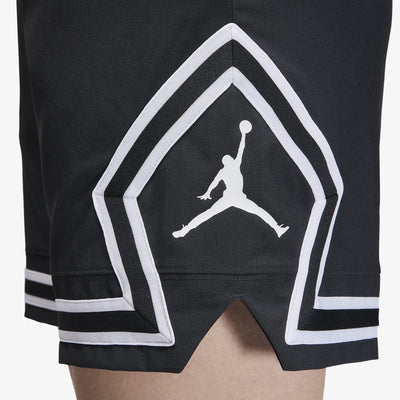 Jordan | DRI-FIT WOVEN DIAMOND SHORTS  { BLACK/WHITE/WHITE