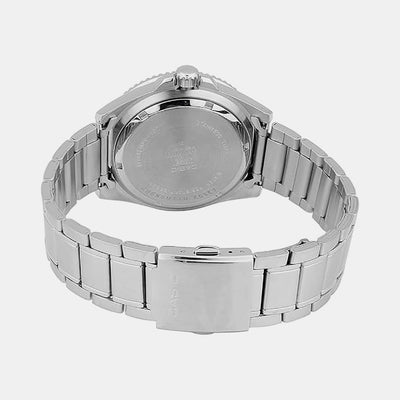 Enticer Men Quartz Black Dial Analog Stainless Steel Watch MDV-107D-3AV A2192