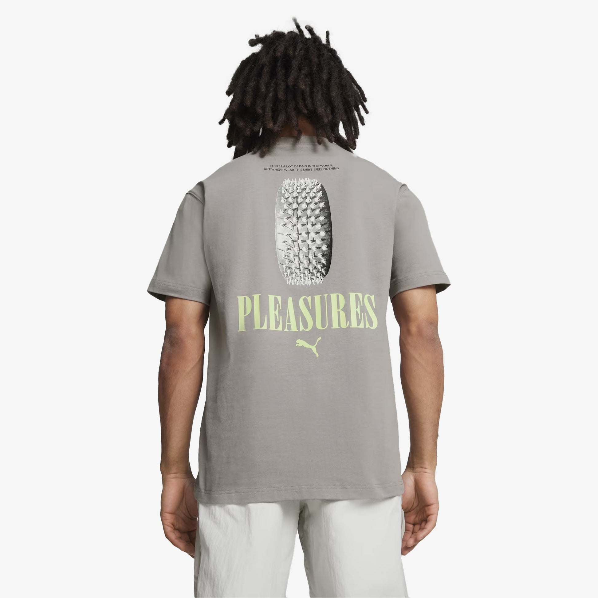 Puma | x PLEASURES GRAPHIC TEE  { STORMY SLATE
