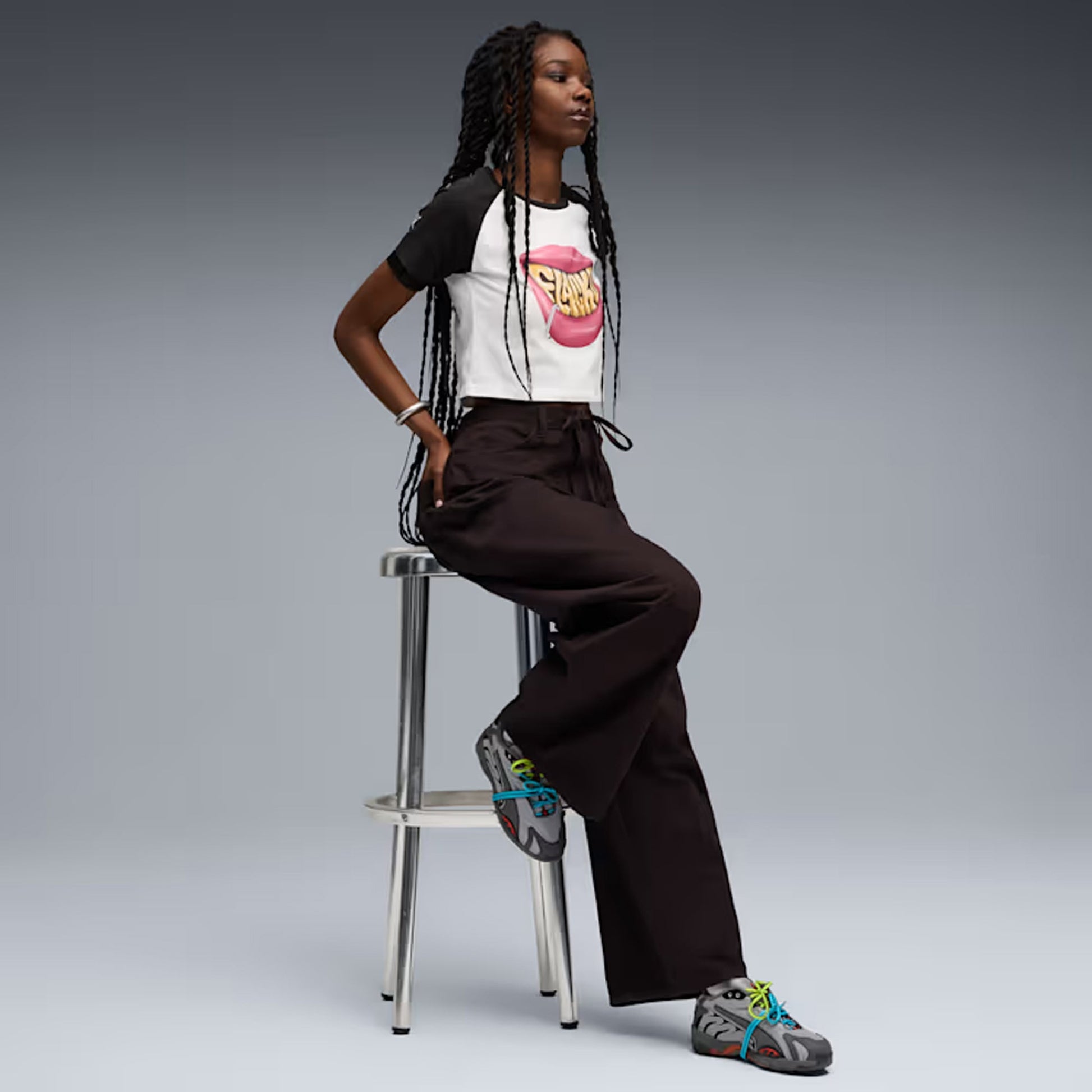 PUMA | A$AP ROCKY x PUMA FLACKO SMILE BABY TEE { PUMA WHITE