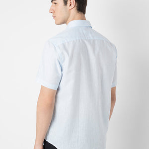 Cotton Linen Half Sleeve Shirt
