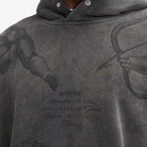 Represent | CHERUB ALL OVER HOODIE  { VINTAGE GREY