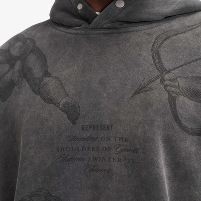 Represent | CHERUB ALL OVER HOODIE  { VINTAGE GREY