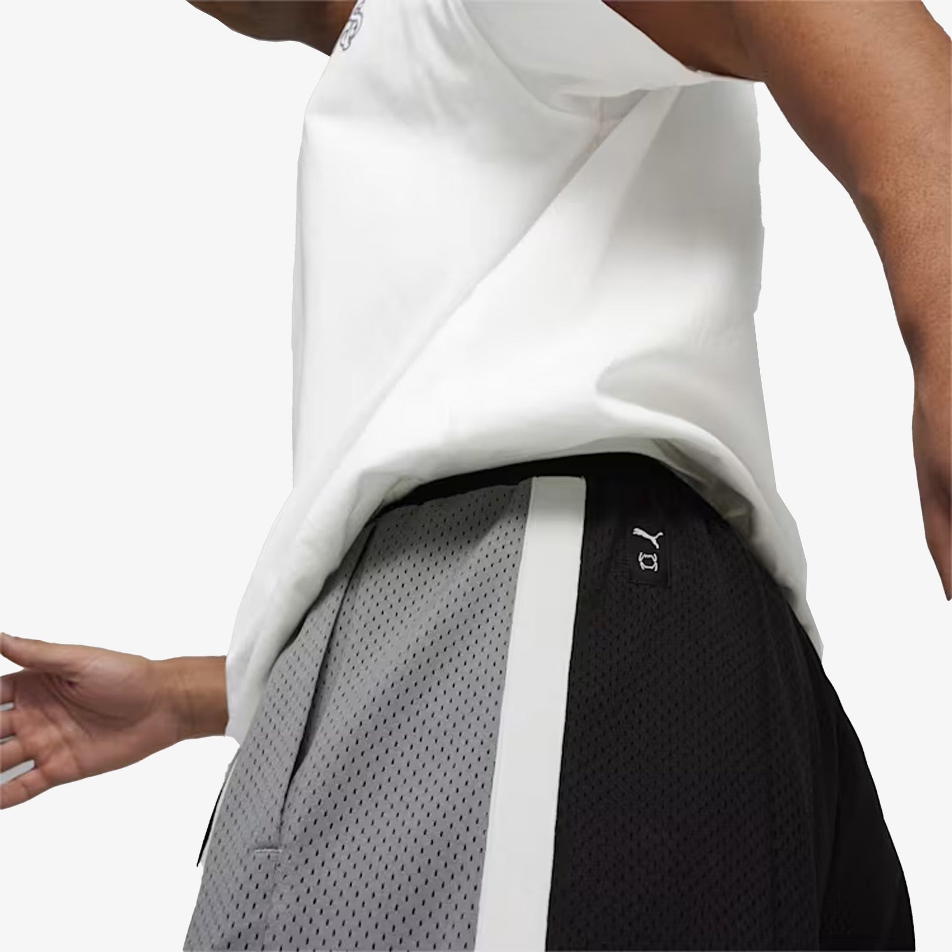 Puma | SHOWTIME BASKETBALL MESH SHORTS  { BLACK