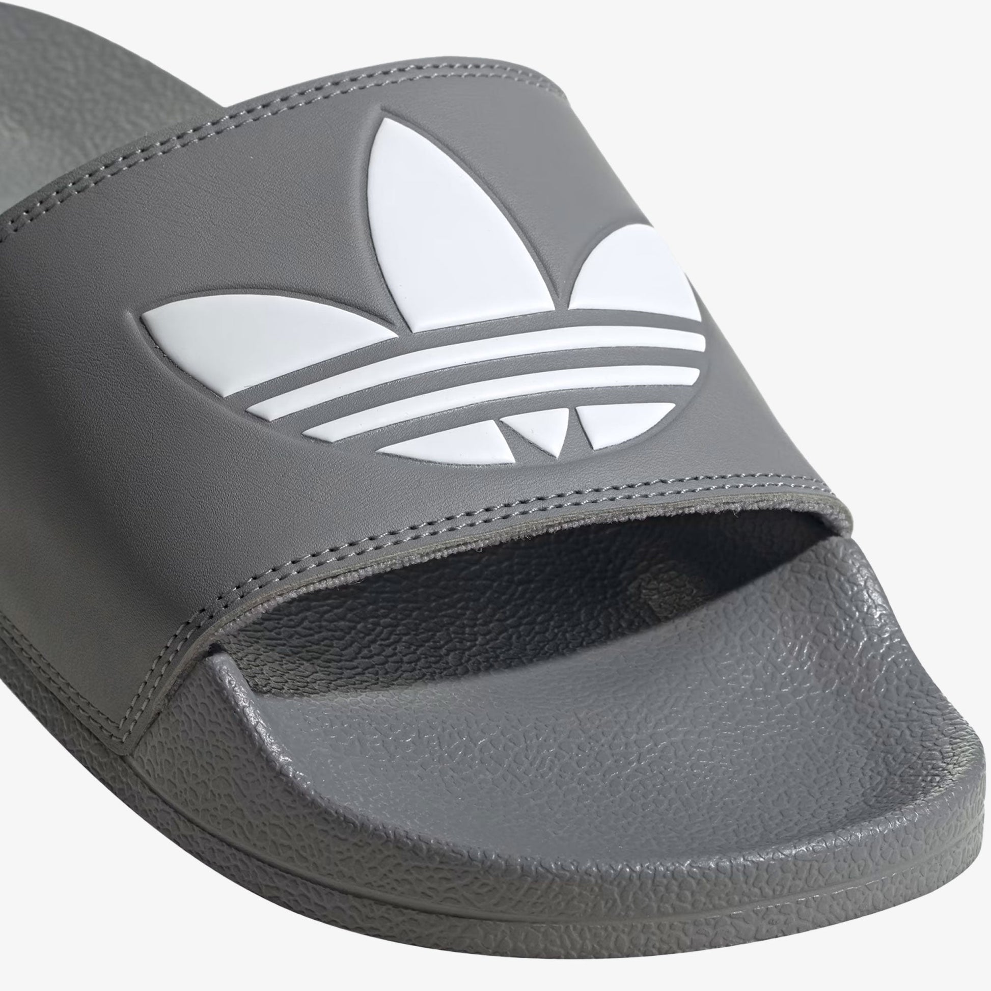 ADIDAS | ADILETTE LITE SLIDES {  GREY/CLOUD WHITE