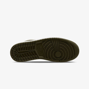 JORDAN | AIR JORDAN 1 LOW { BLACK/WHITE-MEDIUM OLIVE