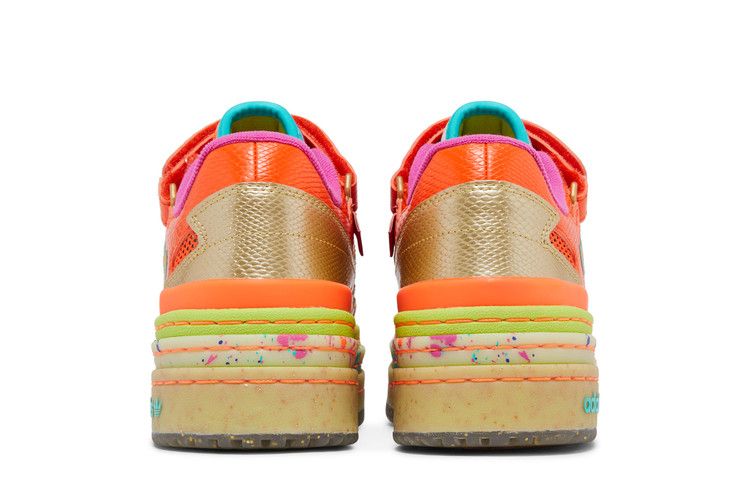 adidas Forum Lo Triple Platform Impact Orange Gold Metallic Semi Solar Orange (Women's)