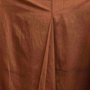 trueBrowns Brown Silk Ready To Wear Saree
