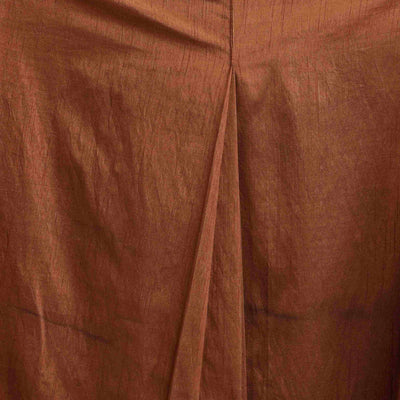 trueBrowns Brown Silk Ready To Wear Saree