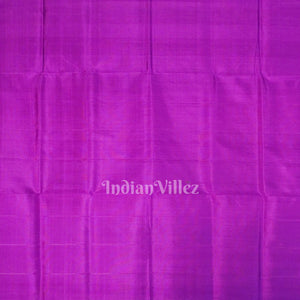 Lavender & Purple With Multicolor Double Pallu Berhampuri Silk Saree