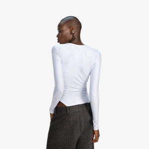 F A R A K | BASICS WOMEN BODYSUIT { WHITE