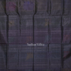 Mehendi Green Phoda Kumbha with Animal Motif  Double Pallu Berhampuri Silk Saree