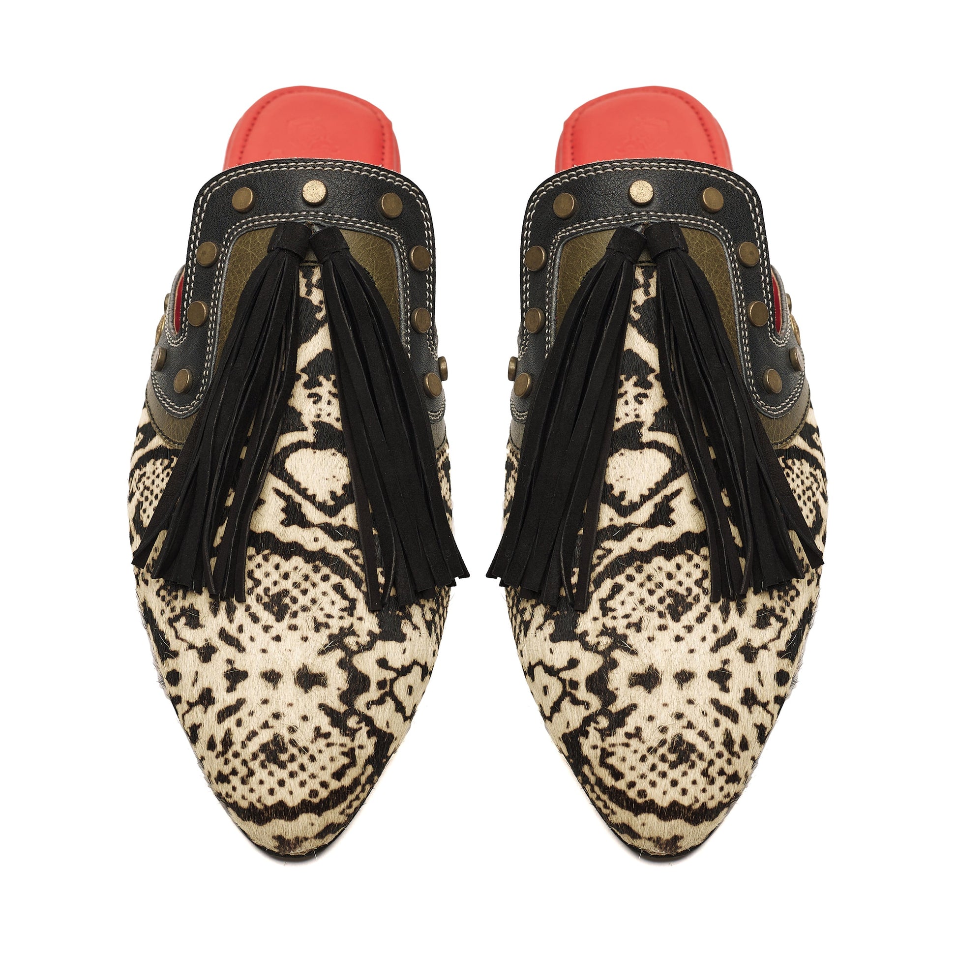 Python Cone Mules Women