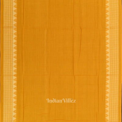 Black Yellow Tribal Design Sambalpuri Dress Material & Dupatta