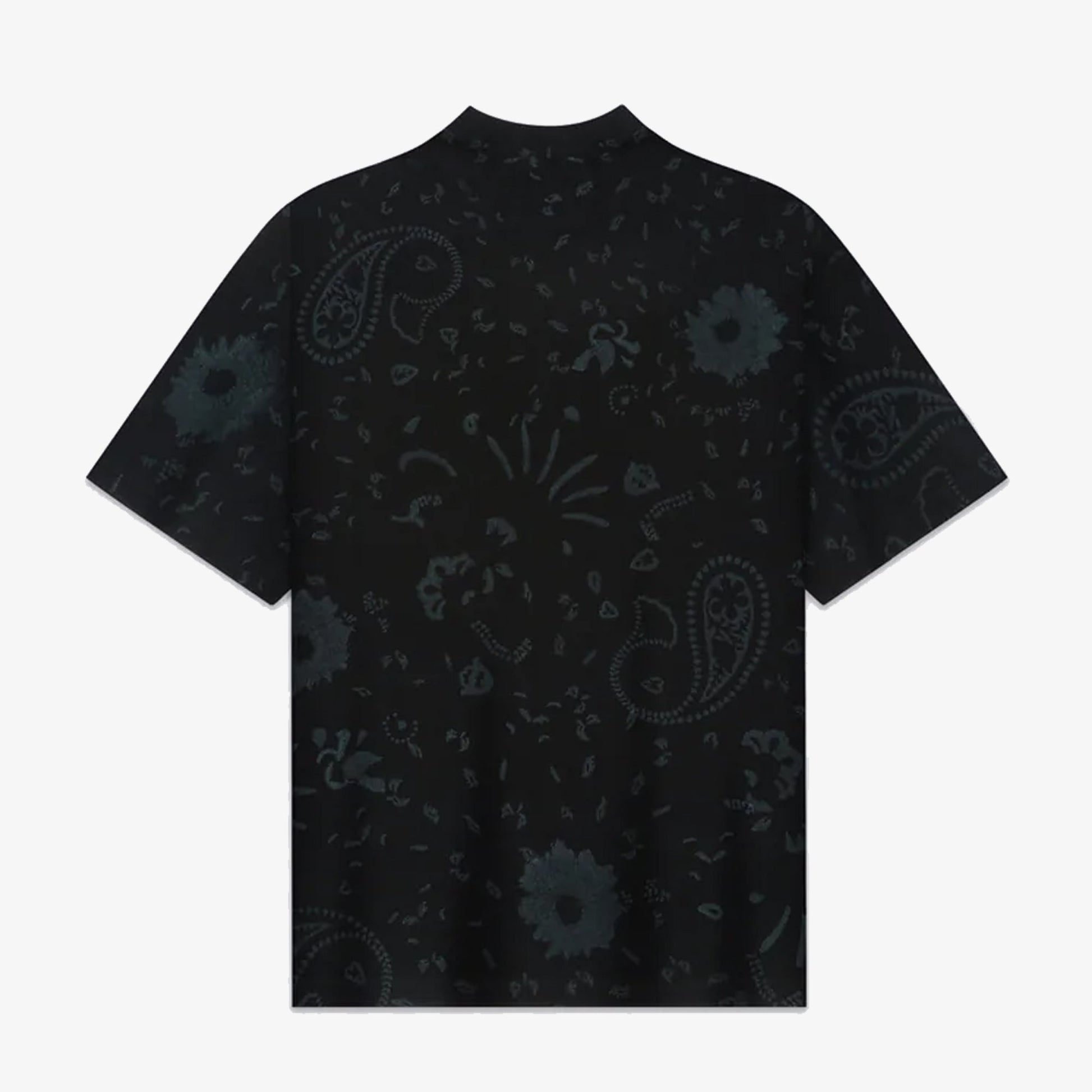 F A R A K | BASICS BLOCK PRINTED TEE { BLACK
